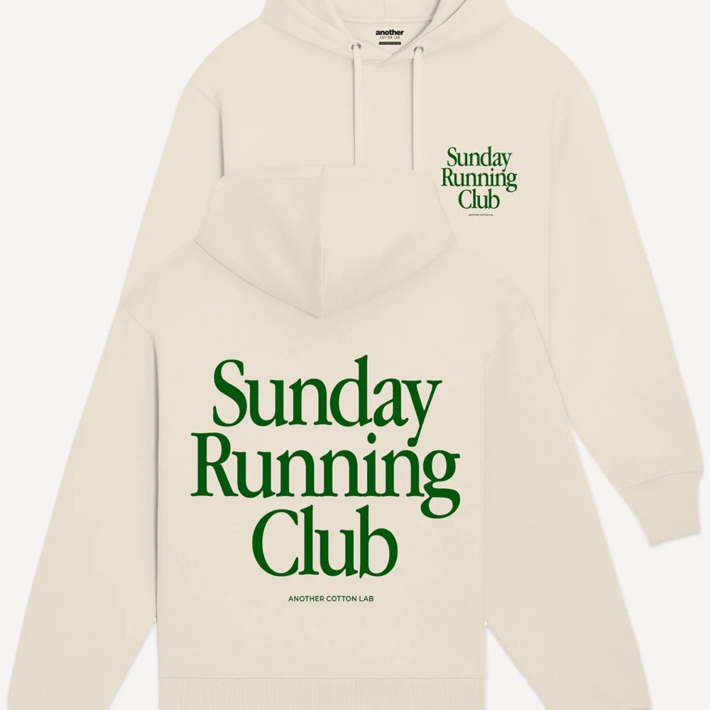 Sunday Running Club hoodie - Another Cotton Lab size Small